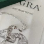 4-leaf clover moissanite 0.4 carat necklace - 925 sterling silver BELA photo review